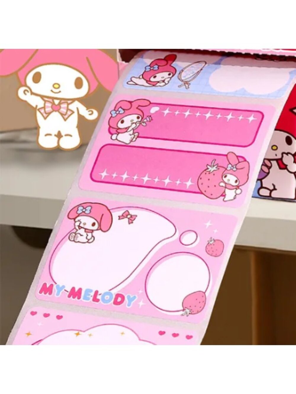 100pcs Hello Kitty My Melody Sticky Notes & Stickers Set Stationary Kids Collect